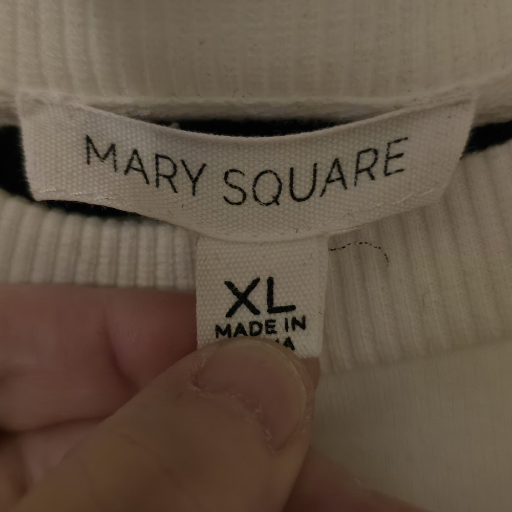 Women's White Football Sweater - Picture 3 of 4